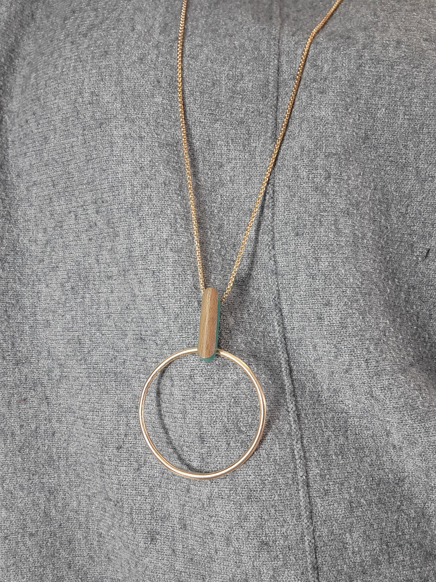 Circle Dash Necklace